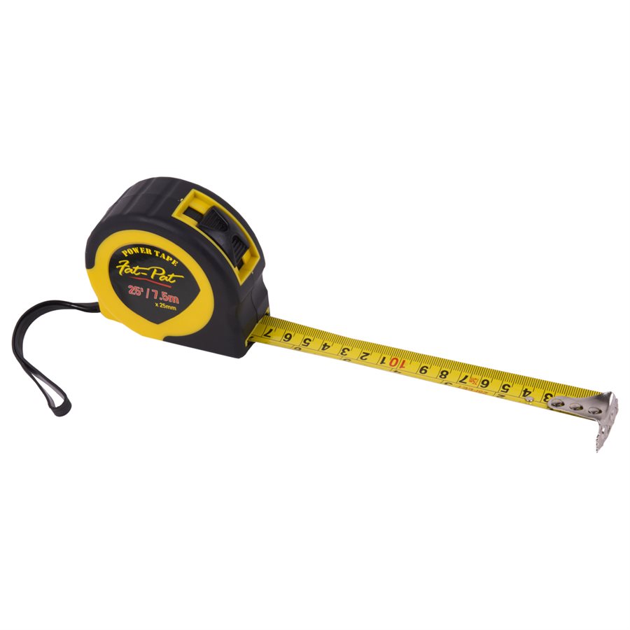 FatPat 25 Foot Self-Lock Measuring Tape