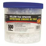 Leave-In Hollow Tile Spacers 6mm (1 / 4in) Bucket 500PC