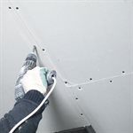 100PK Drywall Screws Black Zinc #6 x 1in
