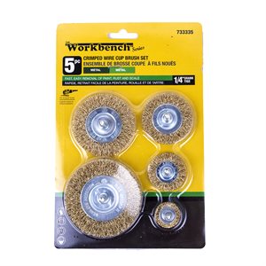 5PC Wire Wheel Brushes Set