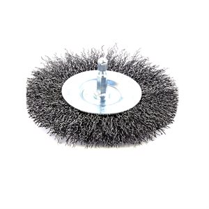 Crimped Wire Wheel Brush 3in Shank 1 / 4in